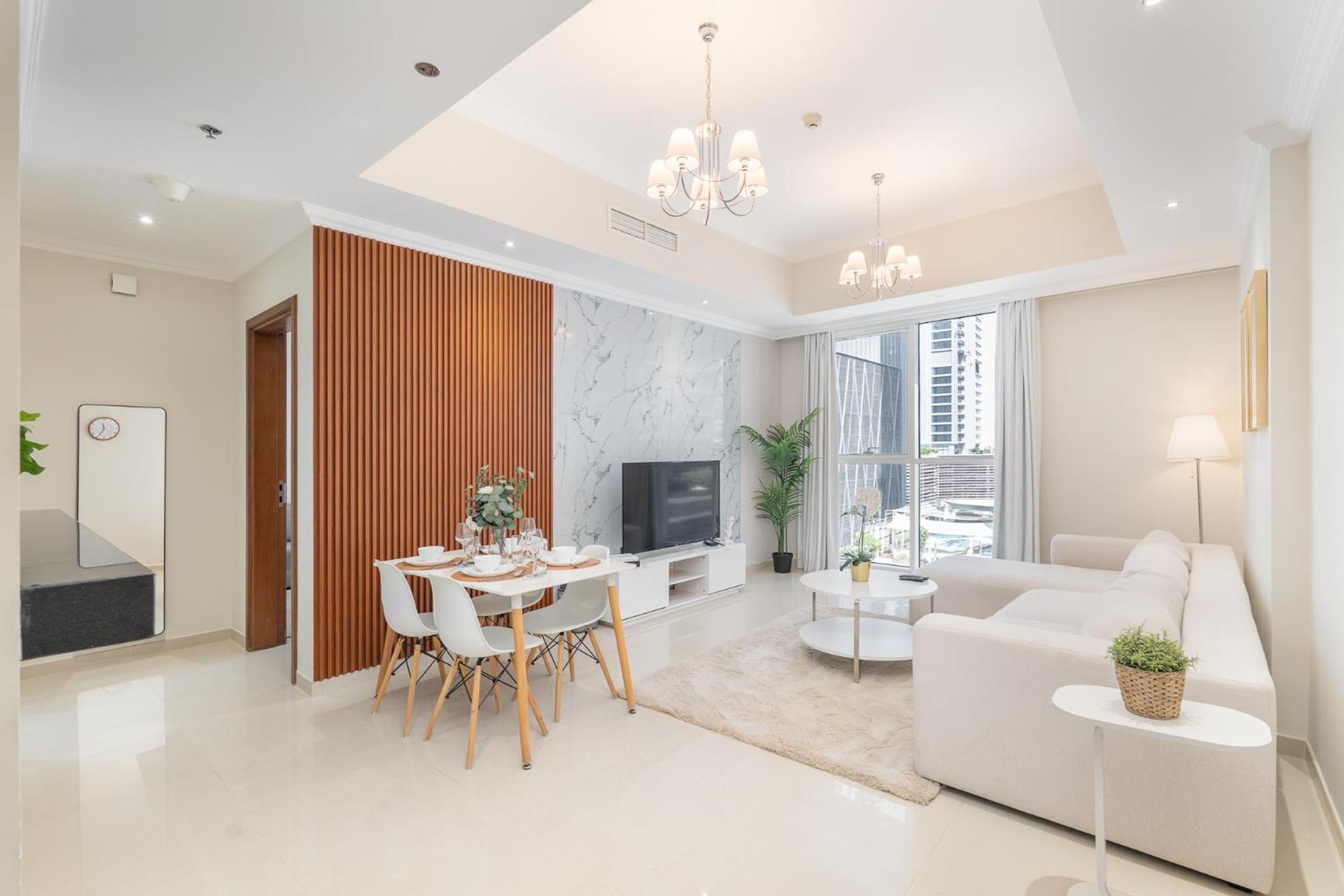 Heaven Crest Vacation Homes Downtown - Studio And 1 Bedroom Suites 2 Minute Walk To Dubai Mall And Burj Khalifa Extérieur photo