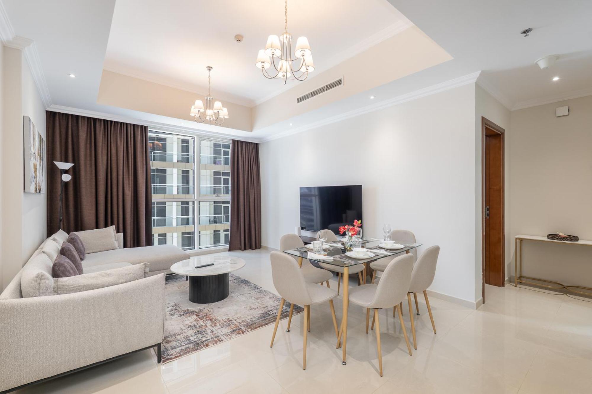 Heaven Crest Vacation Homes Downtown - Studio And 1 Bedroom Suites 2 Minute Walk To Dubai Mall And Burj Khalifa Extérieur photo